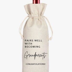 Congratulations Wine Bag - Cream